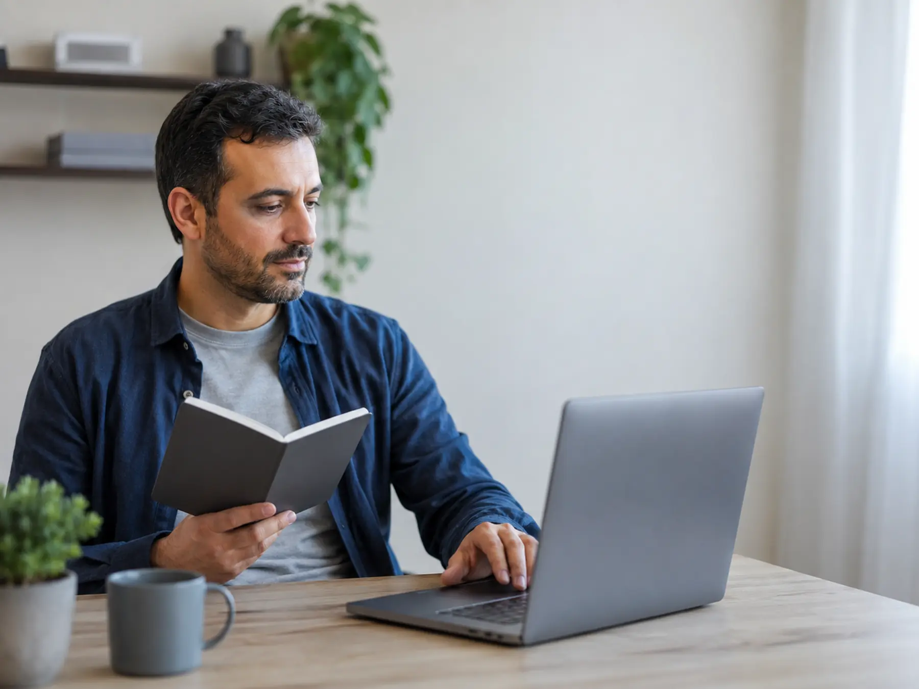 Online eğitim panelinden sertifika sürecini inceleyen katılımcı