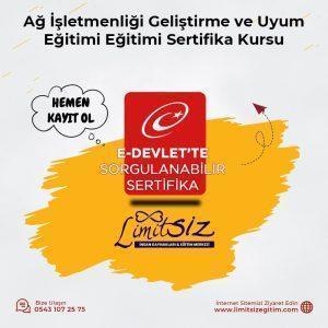 Ağ İşletmenliği Geliştirme ve Uyum Eğitimi Eğitimi Sertifika Kursu