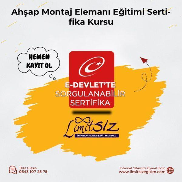 Ahşap Montaj Elemanı Eğitimi Sertifika Kursu