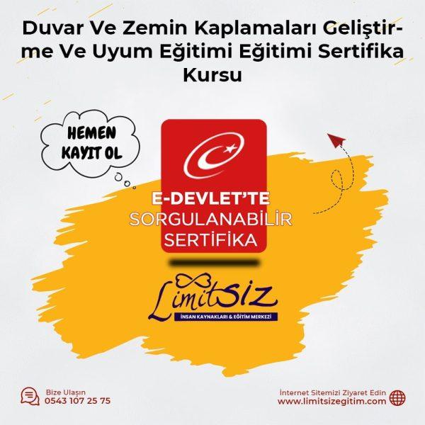 Duvar Ve Zemin Kaplamaları Geliştirme Ve Uyum  Sertifika Kursu