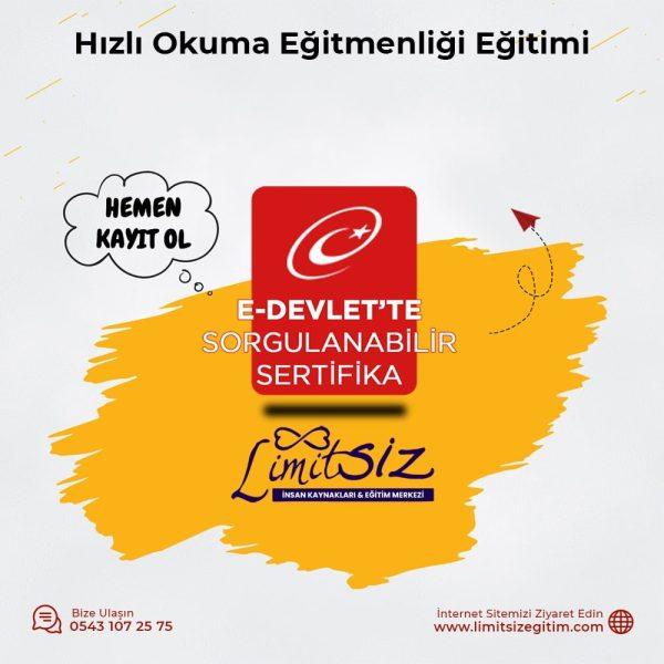Hızlı Okuma Eğitmenliği Eğitimi Sertifika Kursu