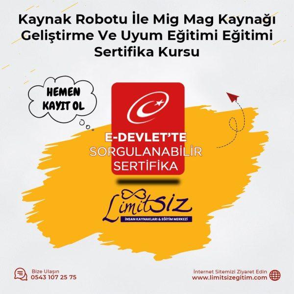 Kaynak Robotu İle Mig Mag Kaynağı Sertifika Kursu