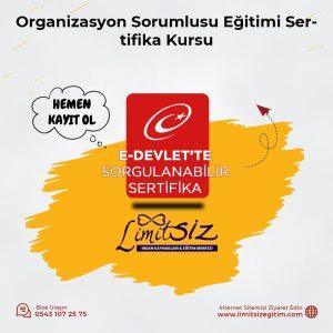 Organizasyon Sorumlusu Eğitimi Sertifika Kursu