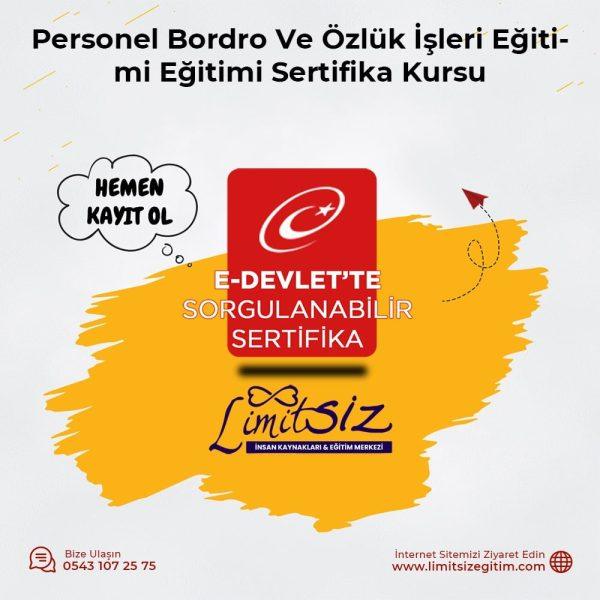 Personel Bordro Ve Özlük İşleri  Sertifika Kursu