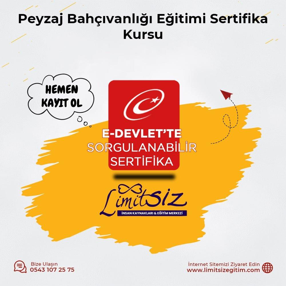 Peyzaj Bahçıvanlığı Eğitimi Sertifika Kursu